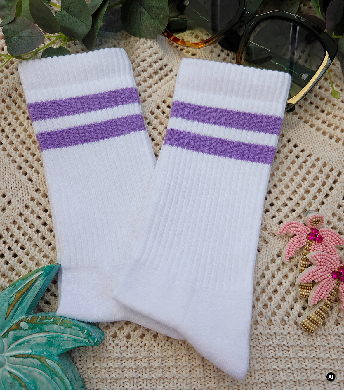 Deine Socke - Lilac