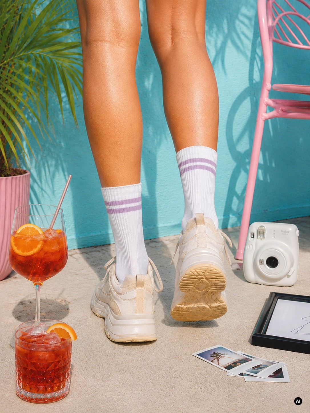 Deine Socke - Lilac