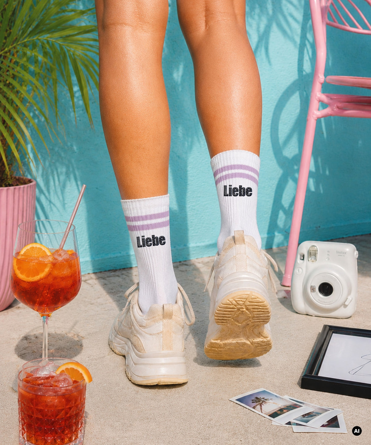 Deine Socke - Lilac