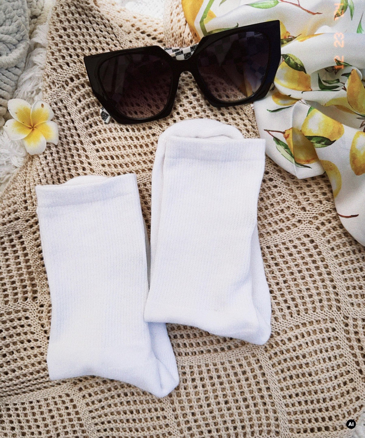 Deine Socke - White